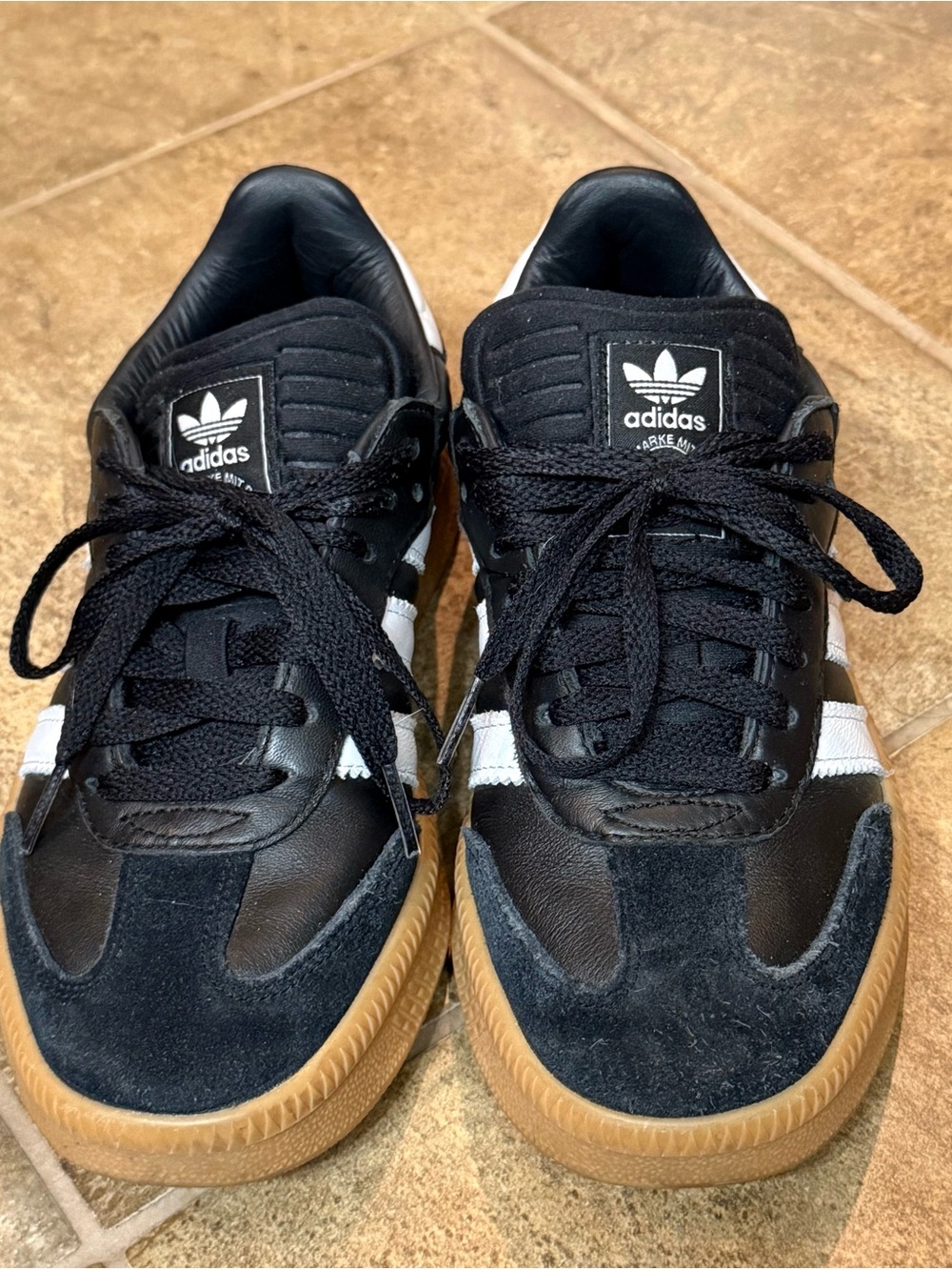 Adidas SAMBA XLG SHOES - black Kids size US 5